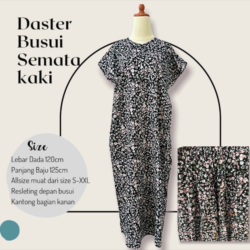 DASTER BUSUI SEMATAKAKI|DASTER ADEM|DASTER SEMATA KAKI | DASTER RAYON | DASTER PANJANG| DASTER MURAH-366