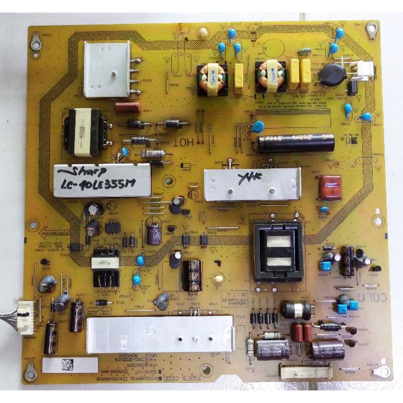 Psu Power Supply Tv Sharp LC-40LE355M 40LE355M 40LE355 M