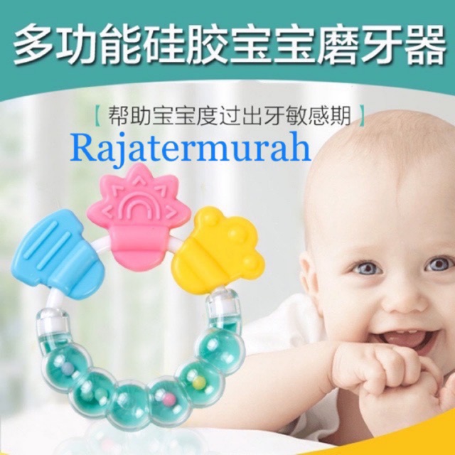 MAINAN RATTLE GENGAM BAYI BUNYI/GIGITAN BAYI