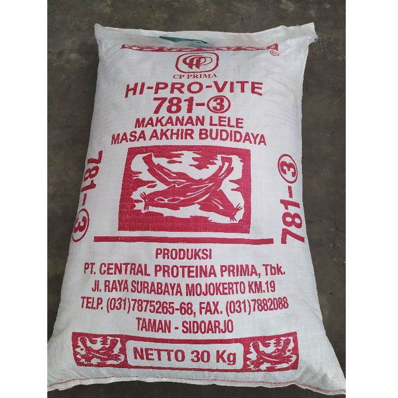 PELET 781-3 IKAN LELE NILA MUJAIR / REPACK 1KG