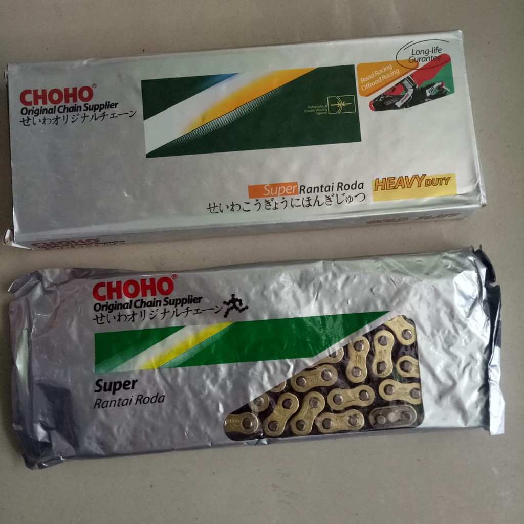 Rantai gold Choho 428-112, 428H-128 Rantai motor GL 100,CB, GL Max, GL Pro