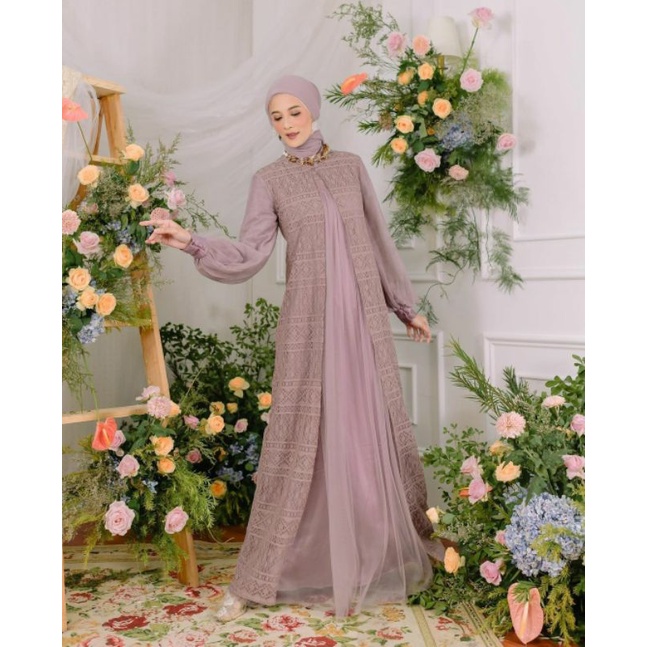 Aurelia dress by ainayya id Lilac size XL