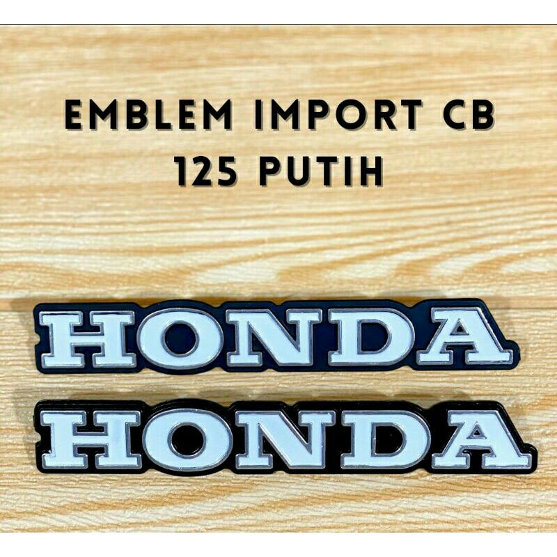 EMBLEM LOGO TANGKI TENGKI CB 125 GLATIK IMPORT DETAIL ORIGINAL
