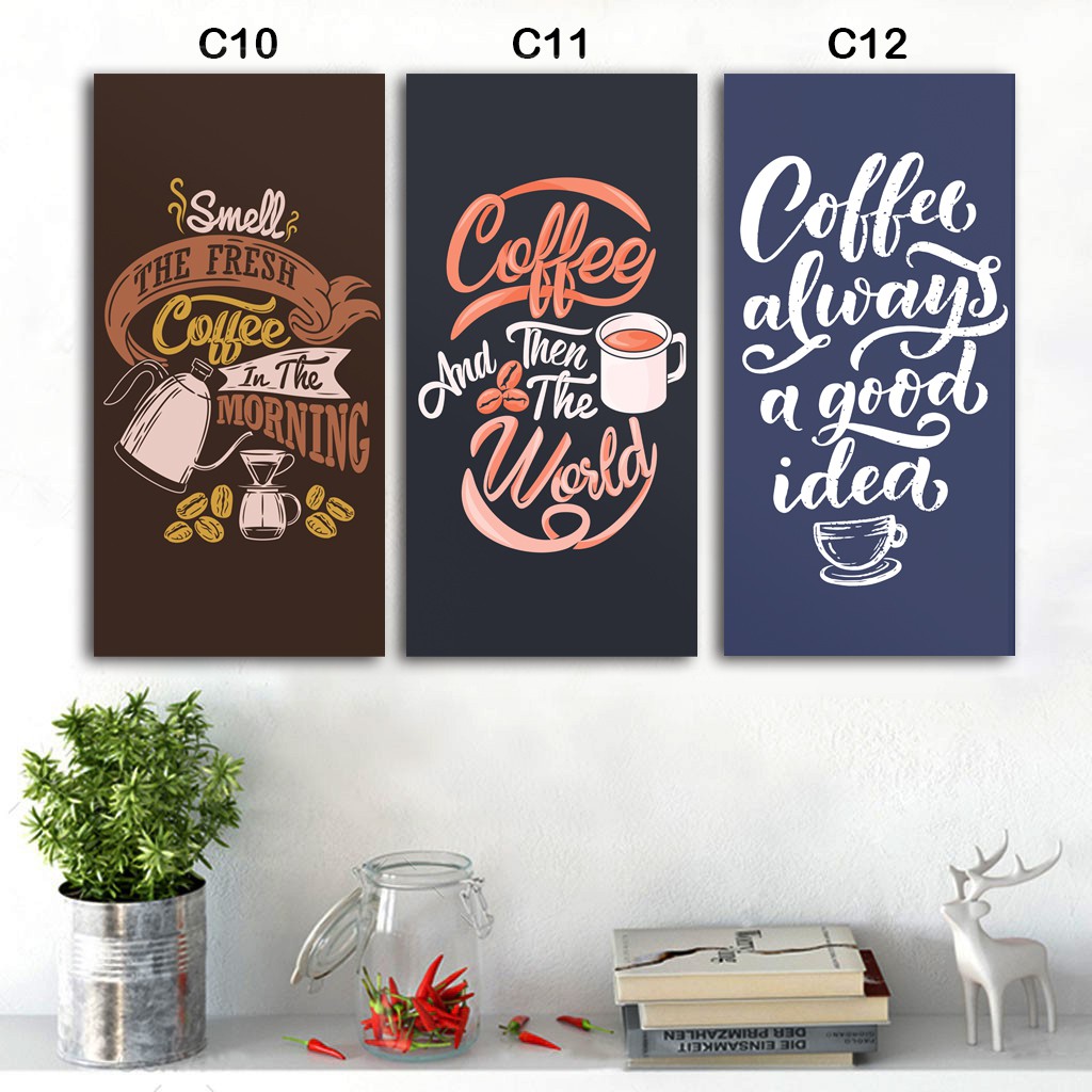 Dekosistem - Hiasan Dinding Cafe Coffee Shop Dekorasi Dapur Pajangan Dinding Rumah Kayu Tema Coffee