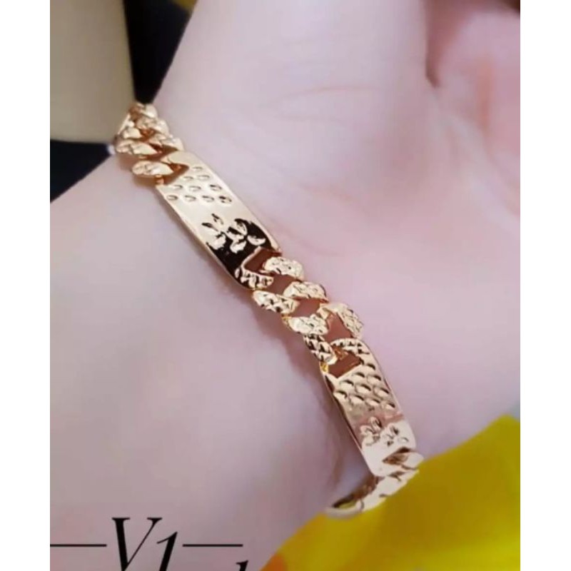 Gelang Wanita Plat Padi