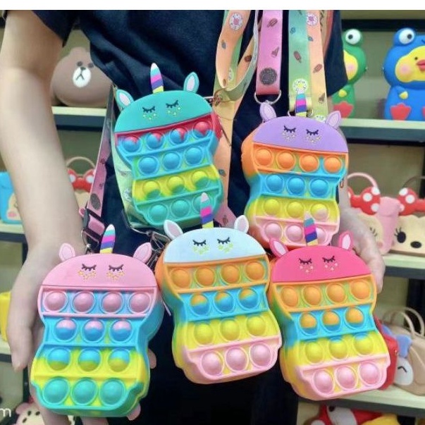 (READY) TAS POP IT RAINBOW DAN PASTEL TAS POP IT MURAH-3