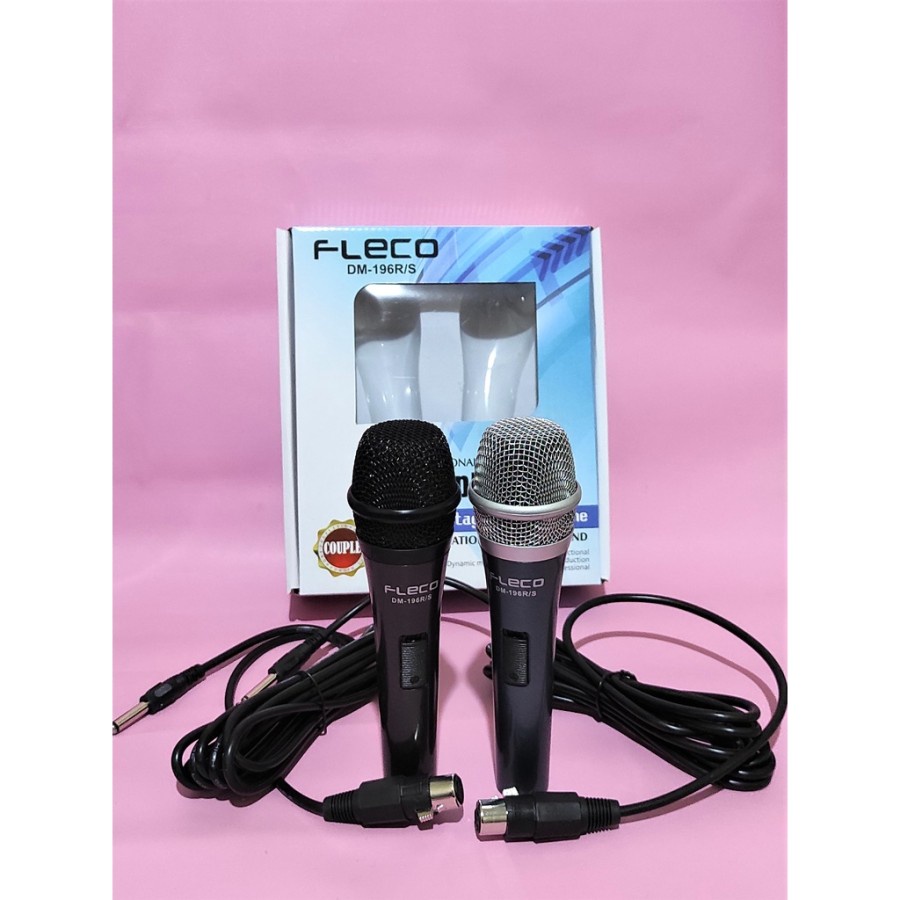 COD Mic Kabel Mic Professional Double Fleco DM-196R/S DM 196 R/S isi 2
