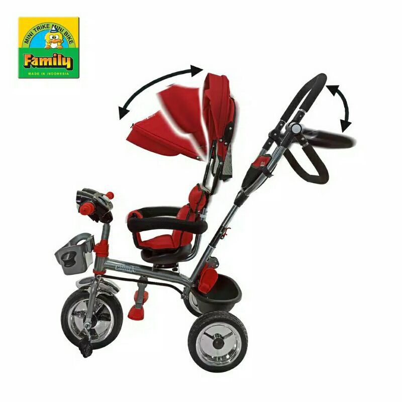 Stroller Roda 3 Tiga Sepeda Anak Family F 360H