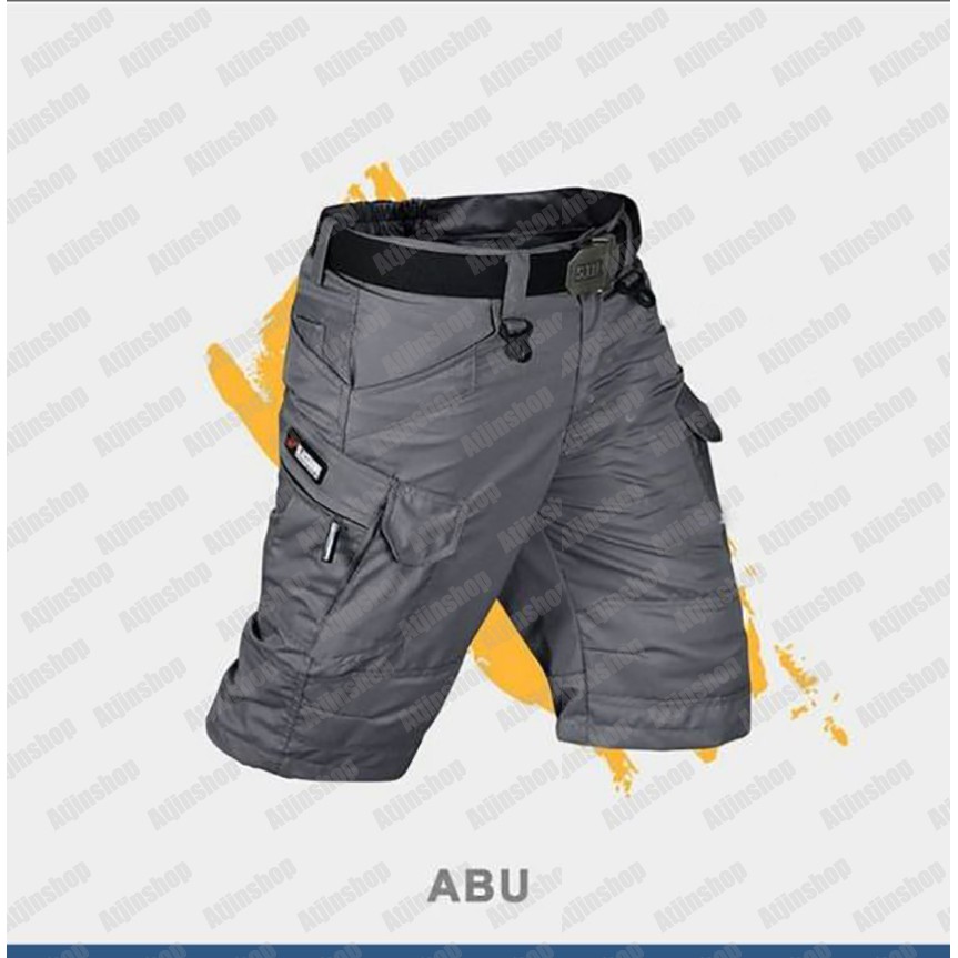 SIZE 28-50 Celana Pendek Cargo Lapangan  PDL Tactical  American Drill / Celana Gunung Pria Master