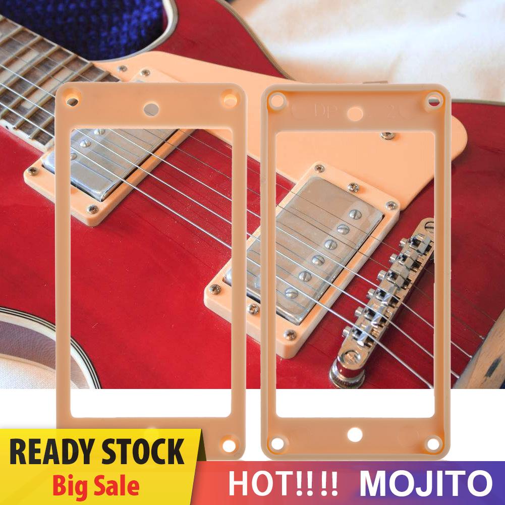 2pcs / Set Frame Humbucker Pickup Bawah Datar Untuk Gitar Elektrik