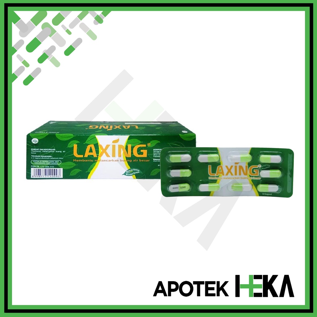Laxing Box isi 10x10 Tablet - Obat Sembelit Pencahar (SEMARANG)