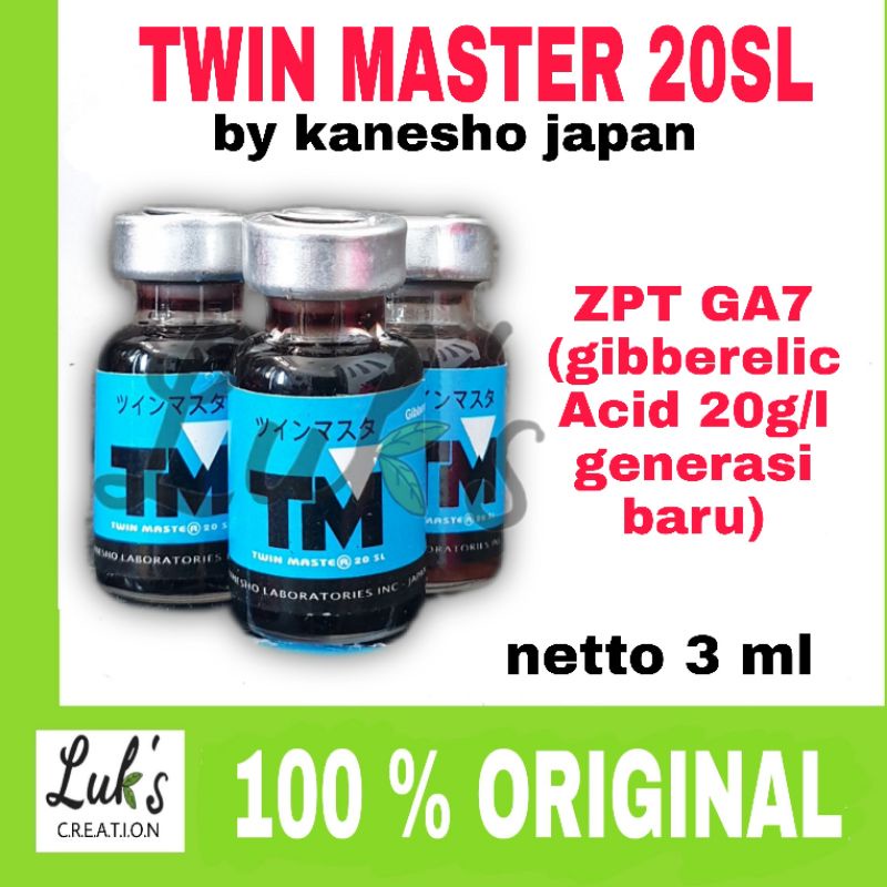 TM TWIN MASTER ZPT GA3 by kanesho japan gibberelic acid asam giberelin
