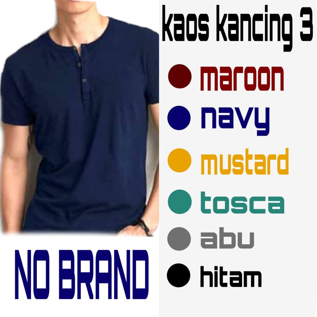 kaos kancing 3