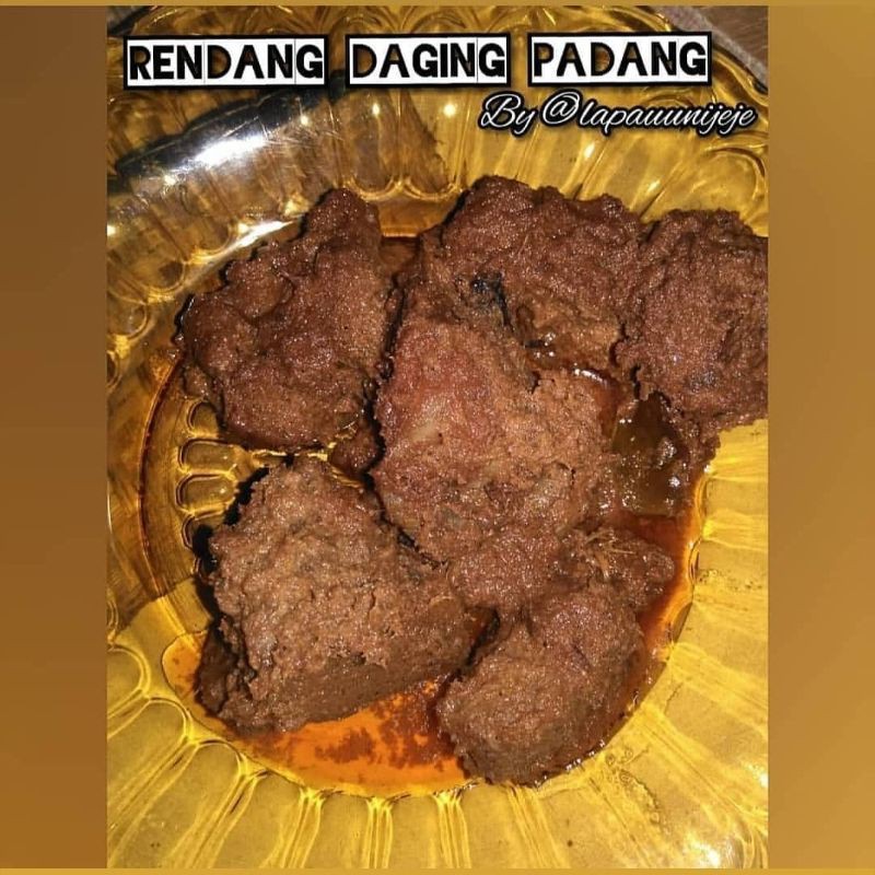 

RENDANG DAGING KHAS PADANG BUMBU STRONG DAGING LEMBUT (1kg)