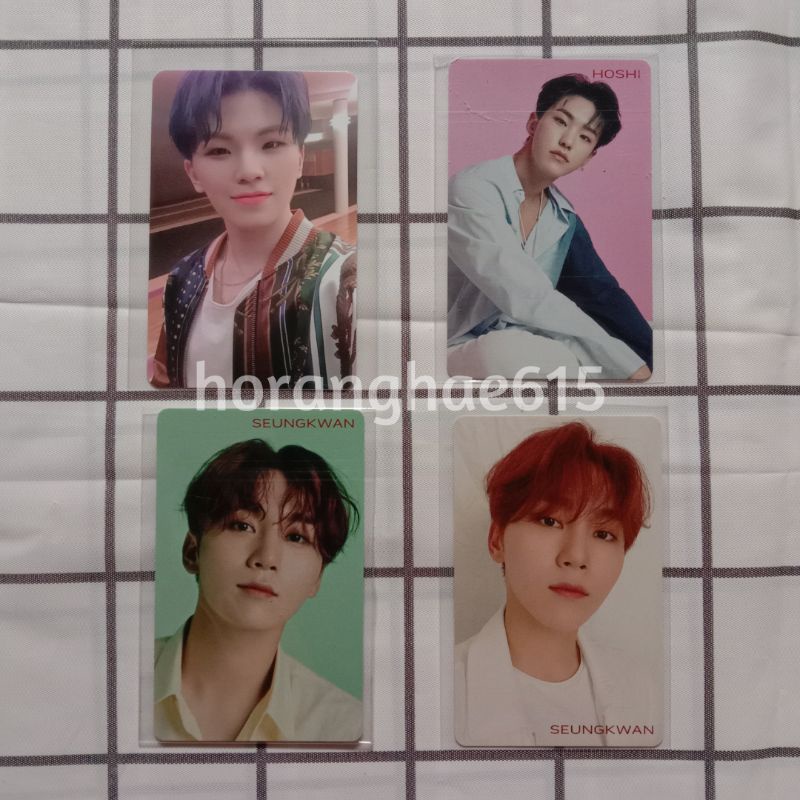 PC PHOTOCARD SEVENTEEN 24H JEPANG SEUNGKWAN HMV WOOZI HENGGARAE HOSHI