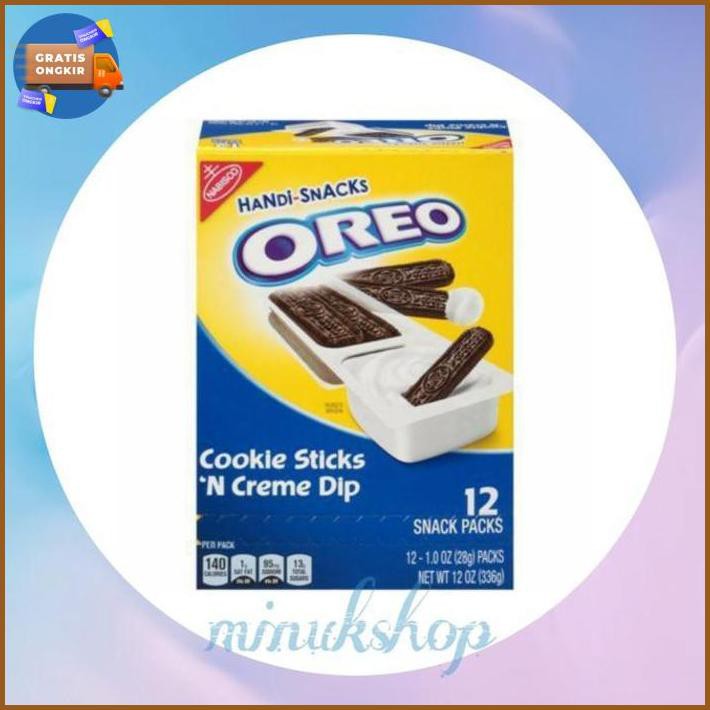 

✅Diskon Nabisco Handi Snacks Oreo Cookie Stick N Creme Dip Isi 12 ⭐⭐⭐⭐⭐