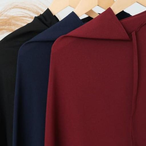 IE.26Au22ˣ ‣ JILBAB BESAR PANJANG 120x125 HIJAB INSTANT XXXL WOLFIS NONPET JUMBO
