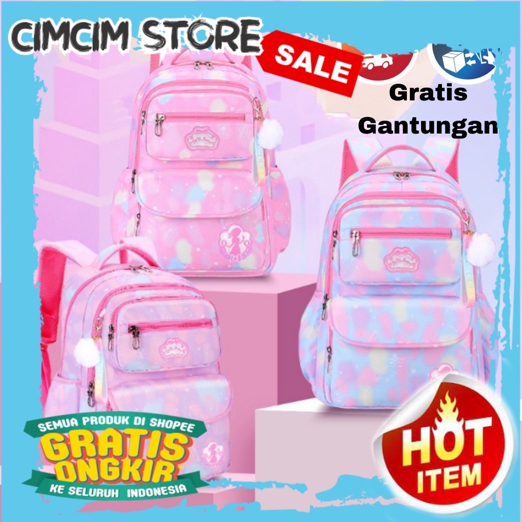 TAS SELEMPANG WANITA IMPORT TERMURAH / BK118 - TAS SEKOLAH ANAK PEREMPUAN TAS RANSEL ANAK TAS ANAK T