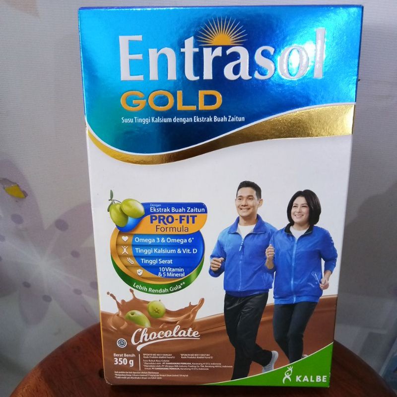 ENTRASOL GOLD PRO-FIT FORMULA ORIGINAL,COKELAT,VANILA 350GR