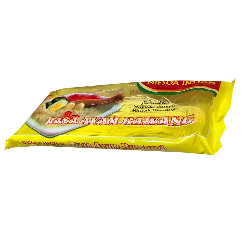 Miesoa Instan 60gr Rasa Ayam Bawang Bakso Praktis Lengkap Minyak Bawang Bumbu Cabe Mie Soa Misoa Mi Soa