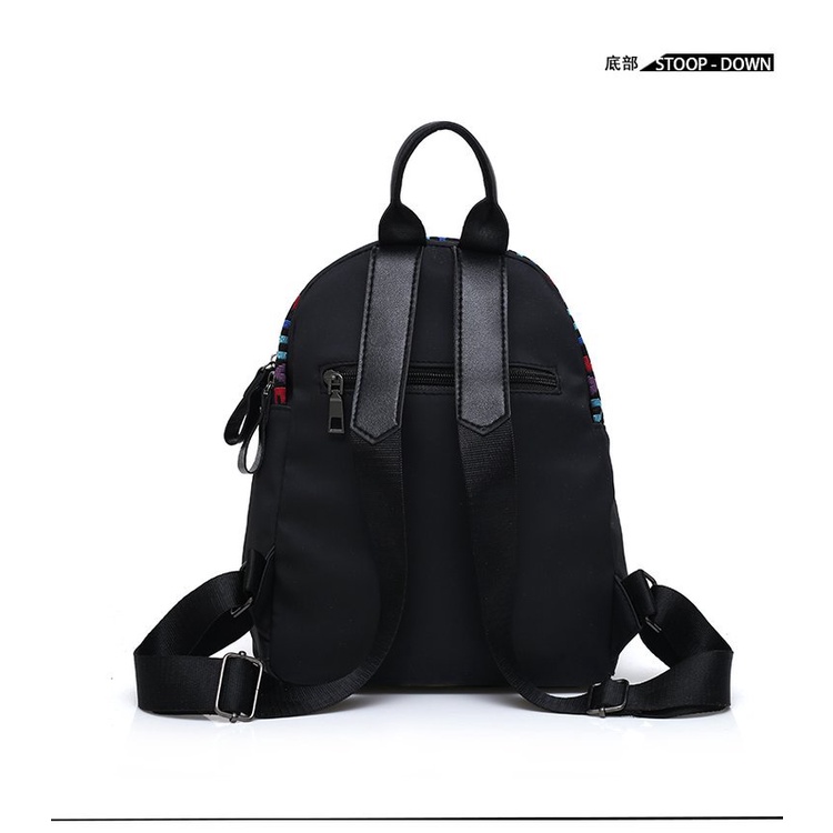 AND / COD / Tas Ransel Wanita Fashion Tas Punggung Perempuan Import Backpack Hitam Tas Sekolah Cewek Murah T237