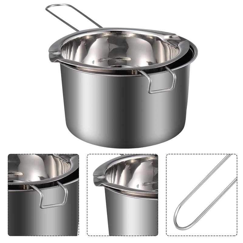 Panci Memasak Leleh Keju Coklat Set Melting Pot Stainless 400ml