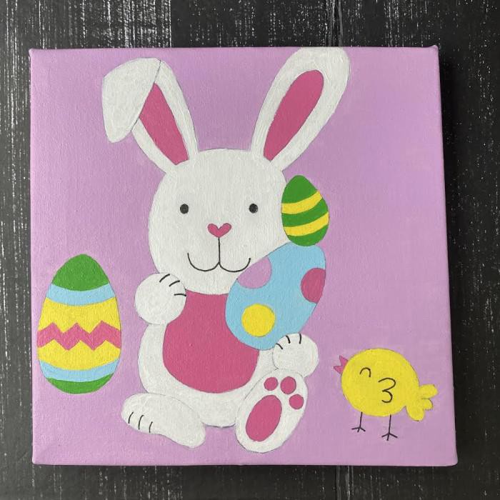 

Art / Hoppy Easter - Diy Paint By Number Kit - Complete Set