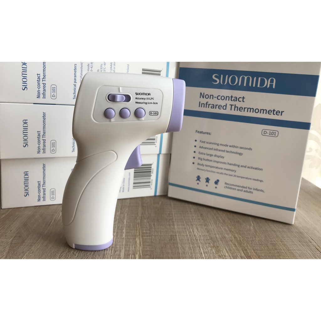 Suhu detector Thermometer Infrared gun Suomida Digital No contact
