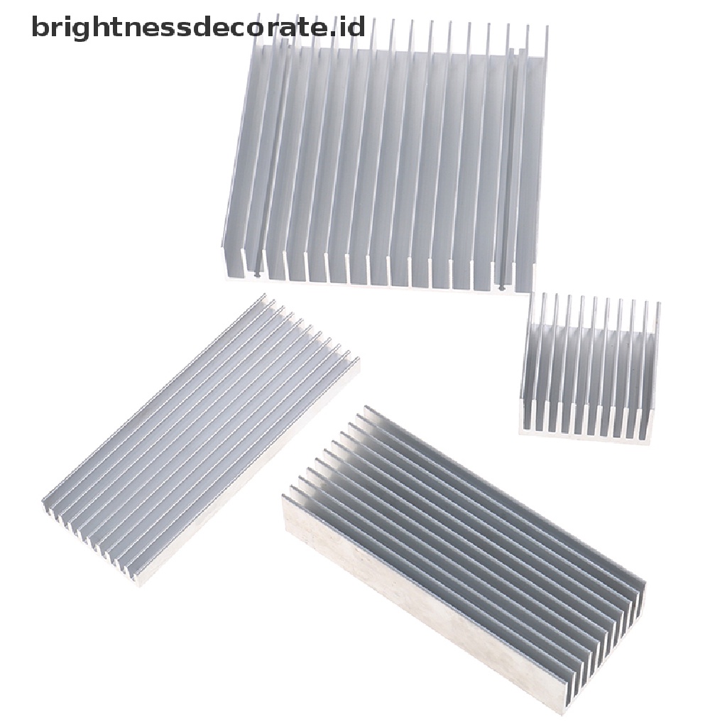 Radiator Heat Sink Pendingin Chip Ic Led High Power Bahan Aluminum