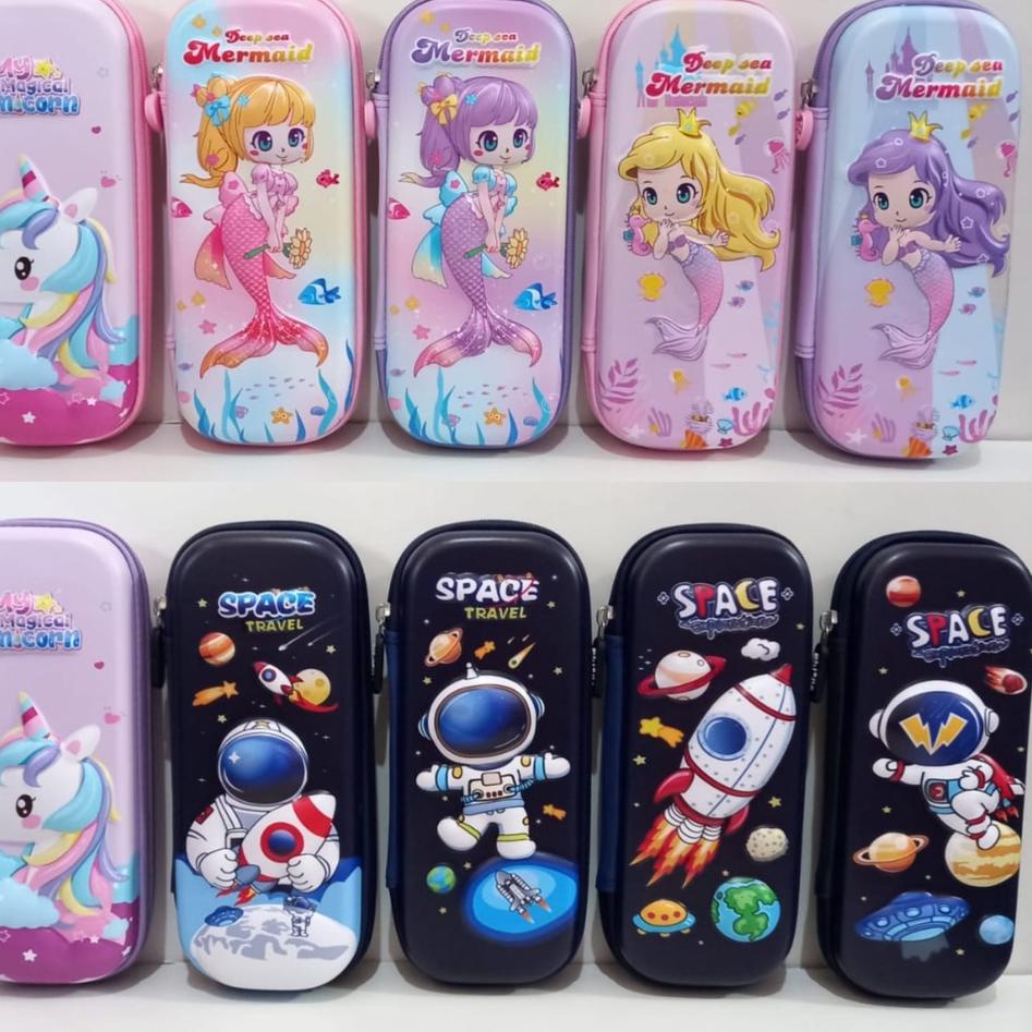 

Update - Tempat pensil kotak pensil 3D unicorn timbul bahan EVA untuk anak import kado anak perempuan !