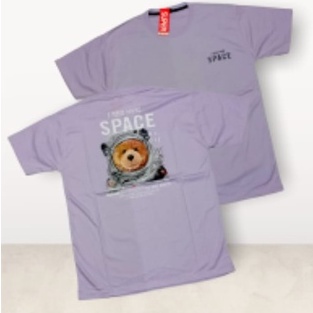 Kaos murah Kaos distro murah baju  distro pria t-shirt murah combed30s never lose bea space lilac