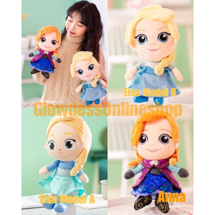 BONEKA ELSA FROZEN ORI AOGER DISNEY - ELSA MODEL A