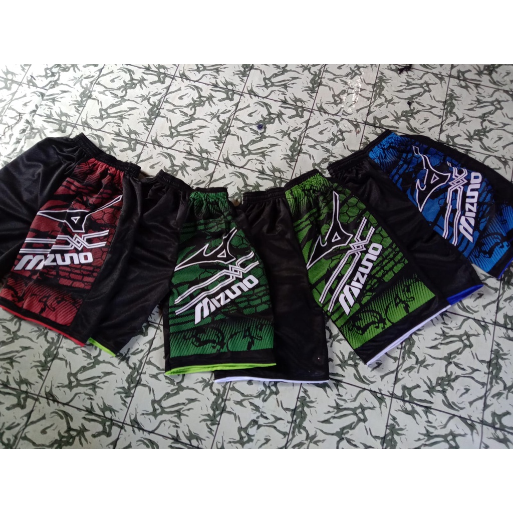 Celana Pendek Pria Wanita Mizuno Fullprit Celana Pendek Santai Unisex Celana Olahraga sport Voly