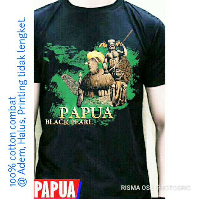 Kaos 3d papua SP