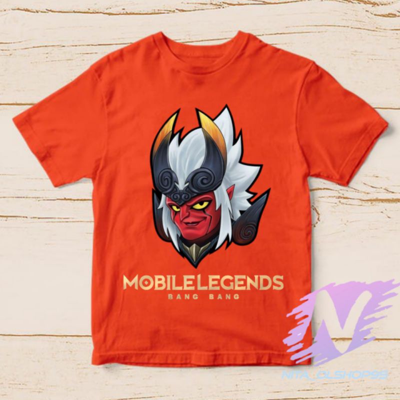 kaos anak baju anak mobile legends hero khufra skin legend