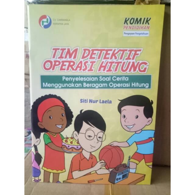 Buku komik pendidikan tim detektif operasi hitung