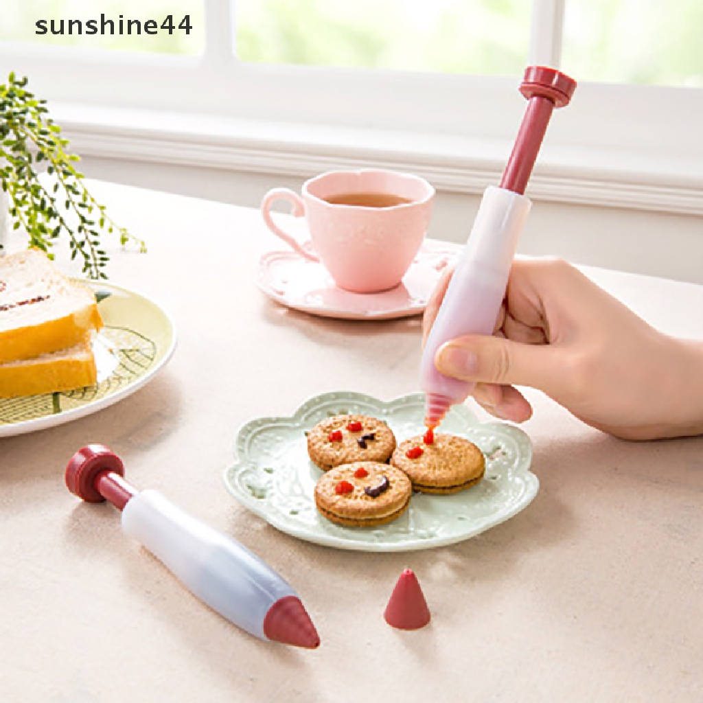 Sunshine Pen Icing Piping Bahan Silikon Untuk Dekorasi Kue