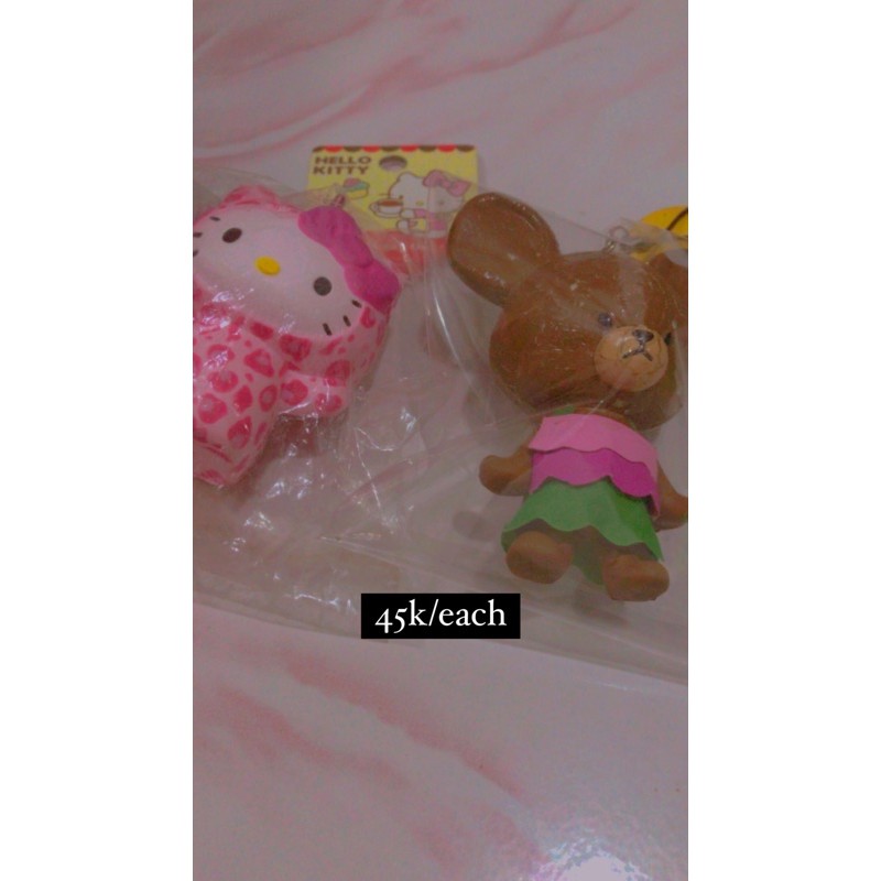 flash sale rare squishy  , bearschool , hk sanrio pesanan orang 