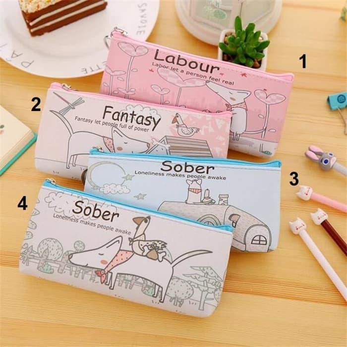 

Unik TP0077 Tempat Pensil Korean Sober Tempat Kosmetik Pouch - sober tiga Murah