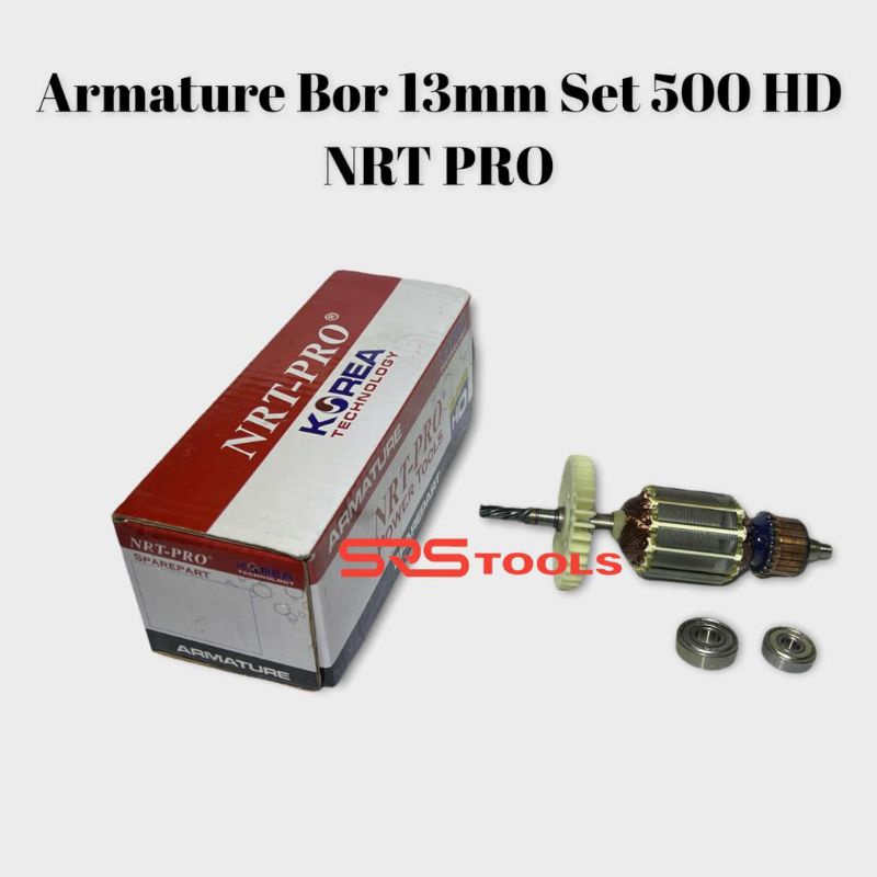 NRT PRO Armature Mesin Bor 13mm Set 500HD - Angker Bor Beton 500 HD