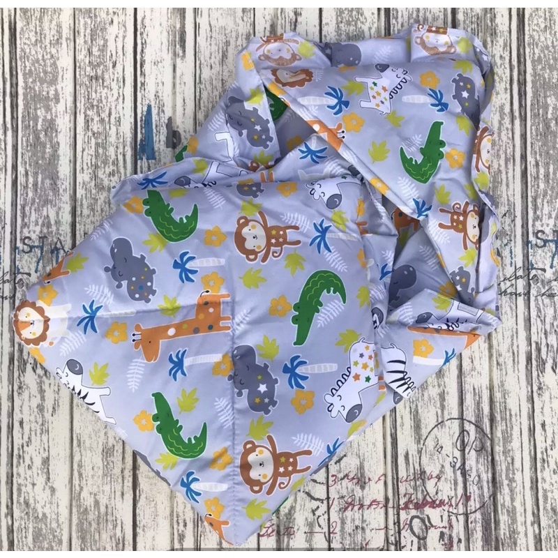 Selimut Bayi Badcover Bayi Selimut Bayi Baru Lahir Full Motif DNW BABY