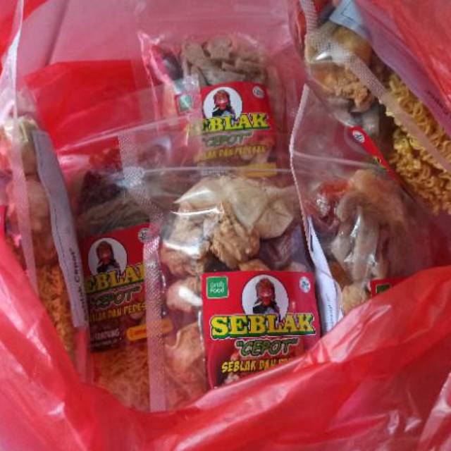 

PROMO SEBLAK original toping batagor kering oleh oleh Cirebon seblak Cepot