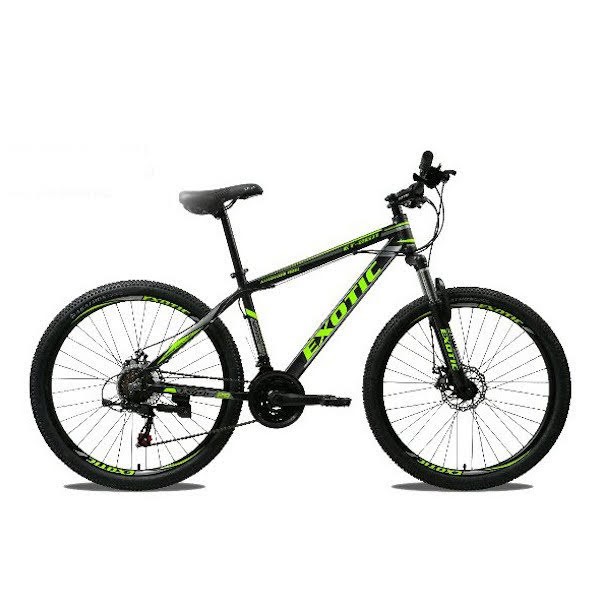 Sepeda Gunung Exotic ET2611 MTB Dewasa 27,5 Inci Alloy 3x7Sp Shimano Fork Susp Disc Brake As Bearing