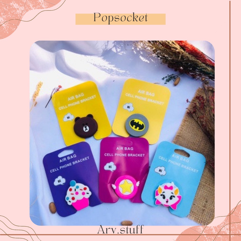 POPSOCKET KEKINIAN / Gantungan HP Kekinian, Aksesoris Handphone, Phone Holder, Banyak varian warna, Membantu agar hp tidak mudah jatuh