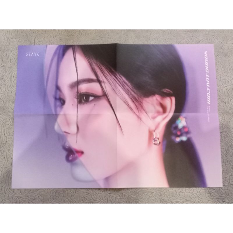 Official Folded Poster Isa StayC Young Luv