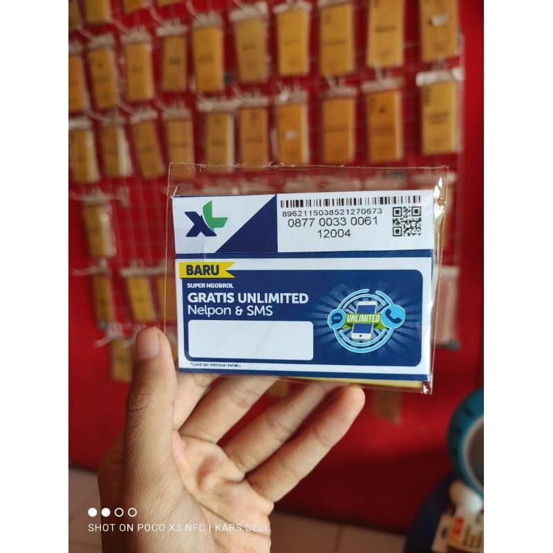 Perdana XL Nomer Cantik + Kuota Data Unlimited Combo Lite 21GB