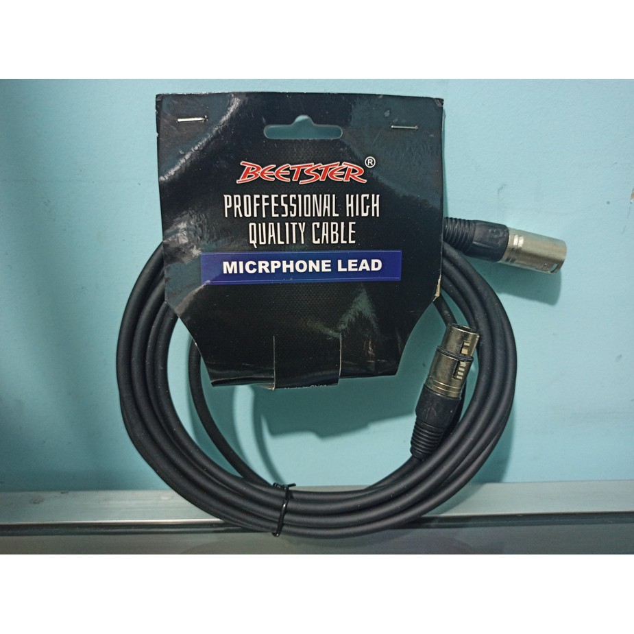 KABEL CABLE MIC CANON TO CANON KUALITAS BAGUS 5 METER BEESTER