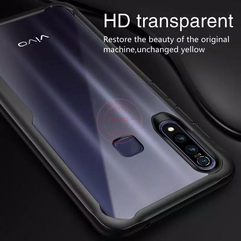 Case Vivo Y12 Y15 Y17 Softcase Hardcase Shield Luxury Clear Transparan Bening Premium