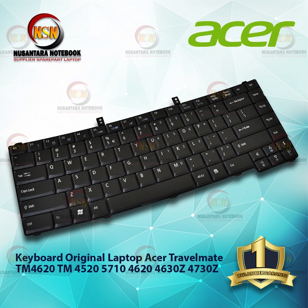 Keyboard Original Acer Travelmate TM4620 TM 4520 5710 4620 4630Z 4730Z