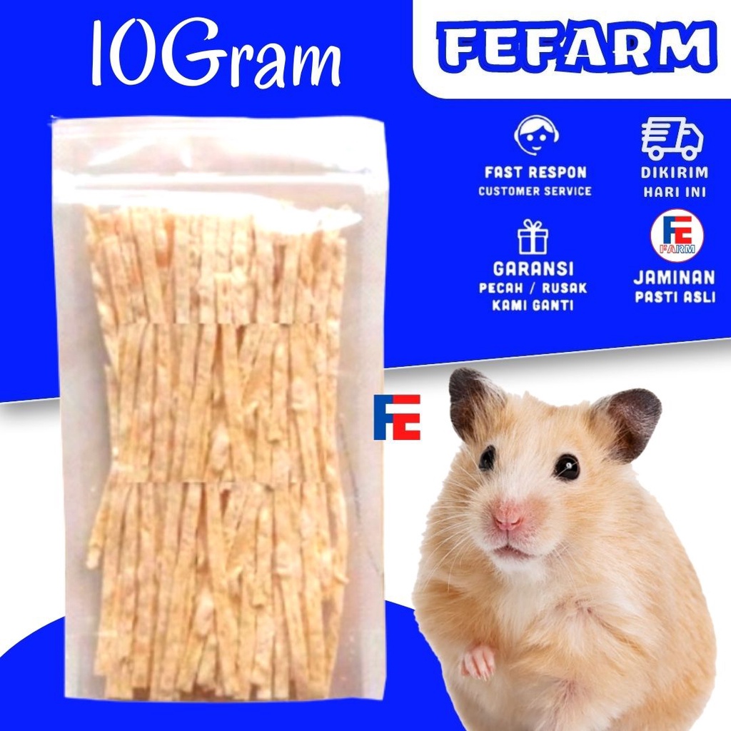 Fish Snack Sugar Glider | Makan Sugar Glider | Snack Hamster Landak Mini FEFARM